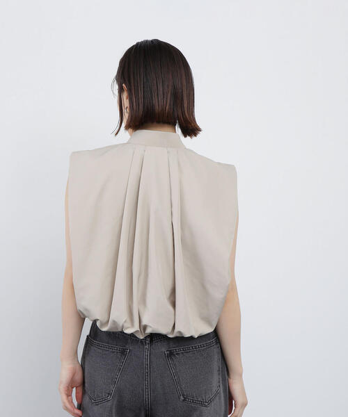 NATURAL BEAUTY BASIC（ナチュラルビューティーベーシック）の「◇ＭＡ－１コンパクトベスト（MA-1・レディース・ブラック/ベージュ・FREE）」の21枚目の写真