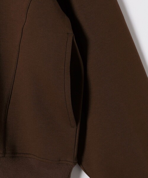 quaranciel:〈洗濯機可能〉ポンチ ハーフジップ スタンドカラー