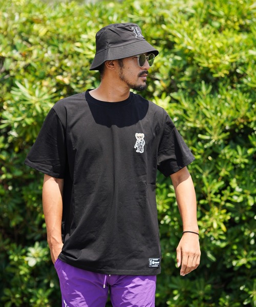 (美品)脳××× LOGOFRAME COLLAR BIG カットソー セール】スクエアロゴプリントT/長袖ロンT（Tシャツ/カットソー