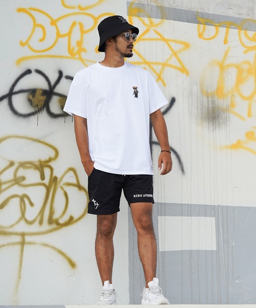 adamsJUGGLER(アダムスジャグラー)の「W/R O.Pベアーティー(Tシャツ/カットソー・メンズ・ホワイト/ブラック・M/L/XL)」の6枚目の写真