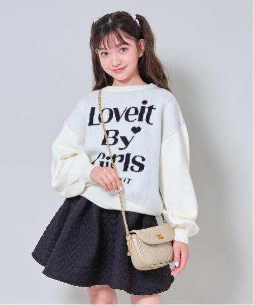 by LOVEiT(バイラビット)の「キルティングショルダーバッグ(ショルダーバッグ・キッズ・ブラック/ベージュ・FREE)」の13枚目の写真