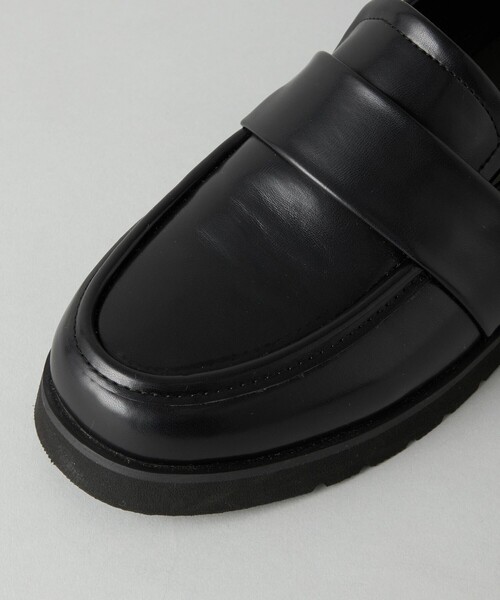 CITEN（シテン）の「＜CITEN＞ボリュームソールローファー（ローファー・レディース・ブラック・S/M/L）」の4枚目の写真