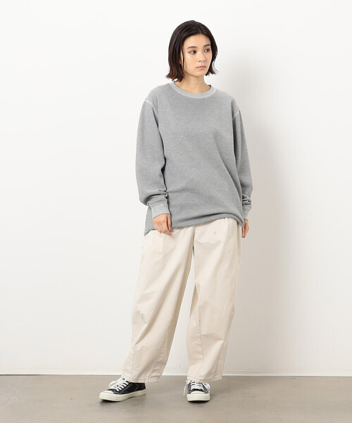 Purple&Yellow（パープルアンドイエロー）の「カラーステッチ長袖Ｔシャツ（Tシャツ/カットソー・メンズ・グレー/ブラック/ホワイト・SMALL/MEDIUM/LARGE）」の22枚目の写真