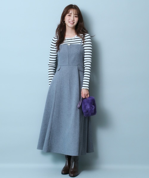 新品❤️JUSGLITTY バックシャンフレアワンピース　ジャスグリッティー ジャスグリッティー JUSGLITTY 美香さんコラボワンピース （黒