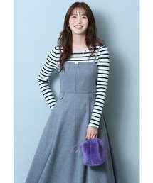 JUSGLITTY ジャスグリッティー フレアキャミワンピース JUSGLITTY（ジャスグリッティー）の「フレアキャミワンピース