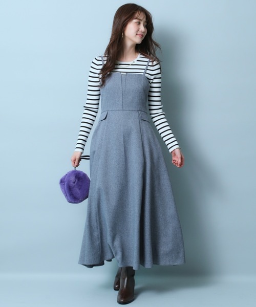 JUSGLITTY フレアキャミワンピース美品