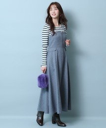 JUSGLITTY ジャスグリッティー フレアキャミワンピース JUSGLITTY（ジャスグリッティー）の「フレアキャミワンピース