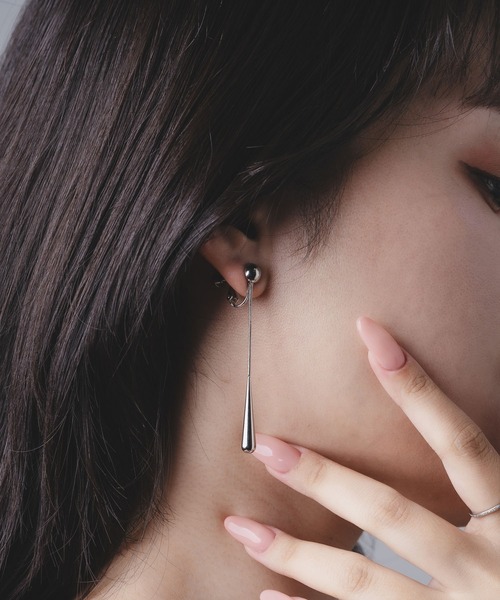 Os accessory(オズアクセサリー)の「【金属アレルギー対応】Os -オズ- ティアドロップ イヤリング サージカルステンレス(イヤリング・レディース・シルバー/ゴールド・FREE)」の9枚目の写真