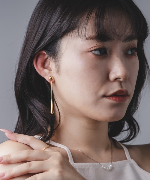 Os accessory(オズアクセサリー)の「【金属アレルギー対応】Os -オズ- ティアドロップ イヤリング サージカルステンレス(イヤリング・レディース・シルバー/ゴールド・FREE)」の15枚目の写真