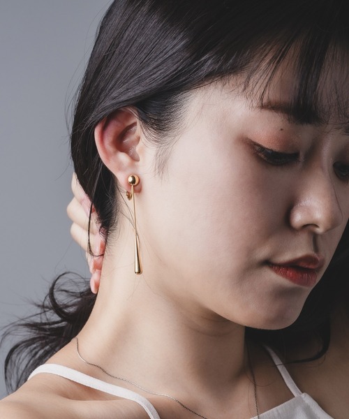 Os accessory(オズアクセサリー)の「【金属アレルギー対応】Os -オズ- ティアドロップ イヤリング サージカルステンレス(イヤリング・レディース・シルバー/ゴールド・FREE)」の19枚目の写真