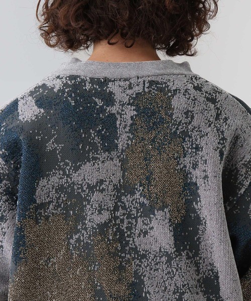 HARE(ハレ)の「アブストラクトガラカーディガン(HARE)(カーディガン/ボレロ・メンズ・パープル/グレー/ブラック・SMALL/MEDIUM)」の22枚目の写真