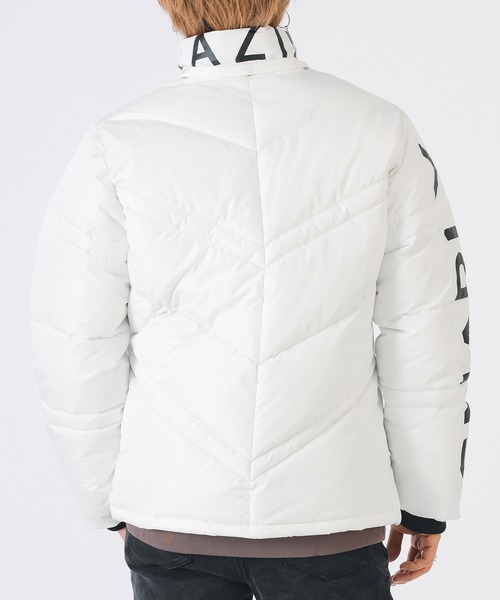 EVOLUTION（エボリューション）の「【FELLEXファイバー綿】袖プリント キルティング / ダウンジャケット（ダウンジャケット/コート・メンズ・レッド/ブラック/オフホワイト・LARGE/MEDIUM/X-LARGE）」の13枚目の写真