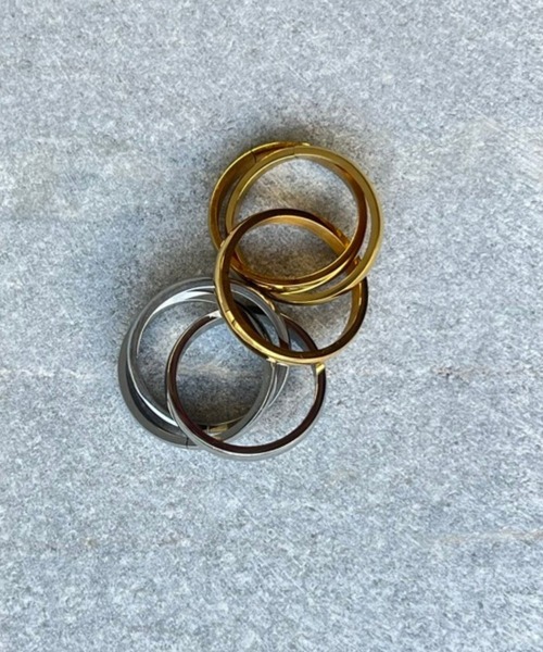 Rechic(リシック)の「3連リング(リング・レディース・ゴールド/シルバー・FREE)」の3枚目の写真