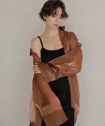 MIELI INVARIANT | Organdie Sheer Over Shirt(シャツ/ブラウス)