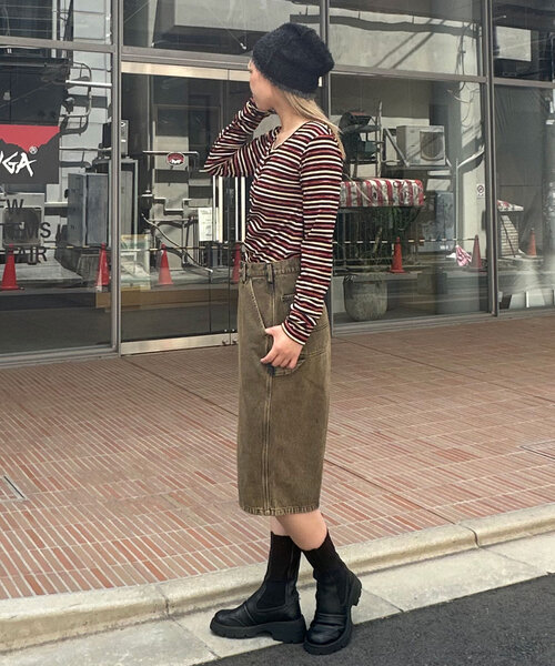 CIAOPANIC（チャオパニック）の「ラメシャギーニットビーニー（ニットキャップ/ビーニー・レディース・ブラック/ベージュ/ブラウン・ONE SIZE）」の11枚目の写真