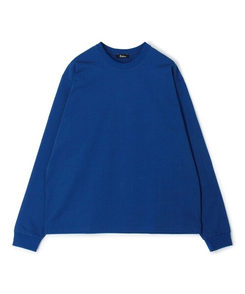 EDITION（エディション）の「コットンクルーネック ロングスリーブTシャツ（Tシャツ/カットソー・メンズ・ダークブルー/ホワイト/ブラック・S/M/L）」の3枚目の写真