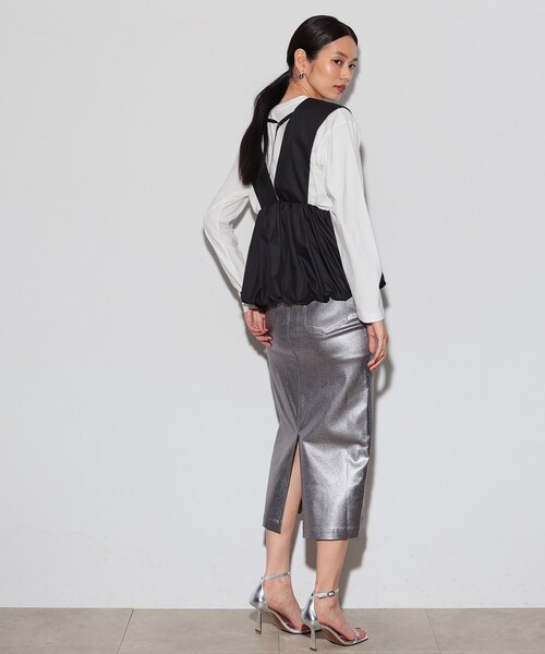 GALLEST（ギャレスト）の「◆グリッターストレッチタイトスカート（スカート・レディース・ゴールド/シルバー・40/38/36）」の8枚目の写真