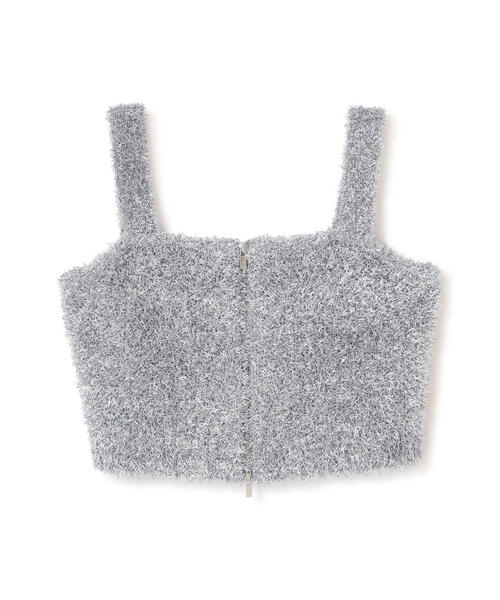 FREE'S MART（フリーズマート）の「シャギーラメニットビスチェ（ニット/セーター・レディース・ホワイト/ブラック/ブルー/グレー・FREE）」の21枚目の写真