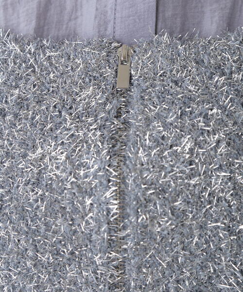 FREE'S MART（フリーズマート）の「シャギーラメニットビスチェ（ニット/セーター・レディース・ホワイト/ブラック/ブルー/グレー・FREE）」の9枚目の写真