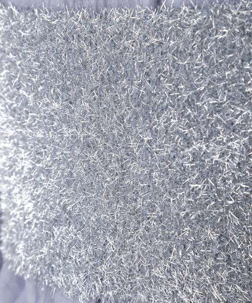 FREE'S MART（フリーズマート）の「シャギーラメニットビスチェ（ニット/セーター・レディース・ホワイト/ブラック/ブルー/グレー・FREE）」の5枚目の写真