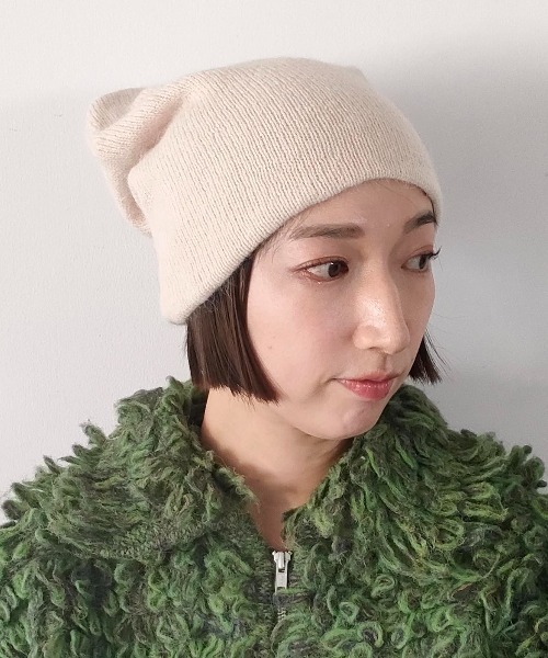 CONTROL FREAK（コントロールフリーク）の「CONTROL FREAK(コントロールフリーク)シャギーボリュームワッチ（ニットキャップ/ビーニー・レディース・ベージュ/チャコール/ブルー/ピンク・FREE）」の18枚目の写真