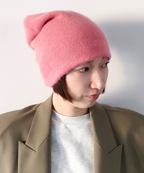 CONTROL FREAK（コントロールフリーク）の「CONTROL FREAK(コントロールフリーク)シャギーボリュームワッチ（ニットキャップ/ビーニー・レディース・ベージュ/チャコール/ブルー/ピンク・FREE）」の19枚目の写真