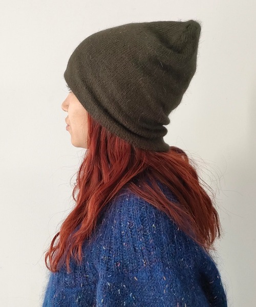 CONTROL FREAK（コントロールフリーク）の「CONTROL FREAK(コントロールフリーク)シャギーボリュームワッチ（ニットキャップ/ビーニー・レディース・ベージュ/チャコール/ブルー/ピンク・FREE）」の22枚目の写真