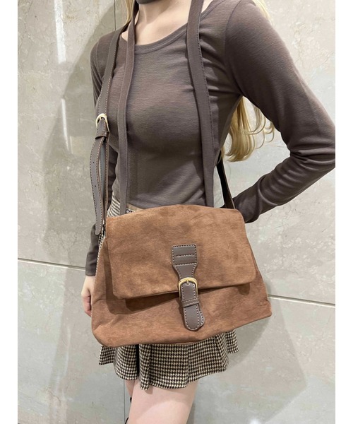 PHILLY（フィリー）の「【PHILLY】スウェードタッチ2WAYショルダー（ショルダーバッグ・レディース・ブラック/ブラウン・FREE）」の10枚目の写真