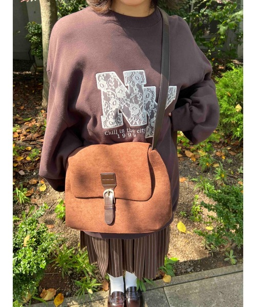 PHILLY（フィリー）の「【PHILLY】スウェードタッチ2WAYショルダー（ショルダーバッグ・レディース・ブラック/ブラウン・FREE）」の12枚目の写真