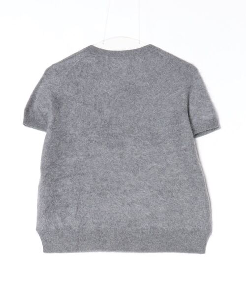 REBEL BRUSHED CASHMERE KNITTED T-SHIRT | REBEL ブラッシュ カシミヤ ニット Tシャツ（ニット/セーター）｜ALLSAINTS（オールセインツ）