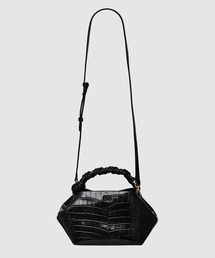 Ganni Bou Bag Small Patent Croco