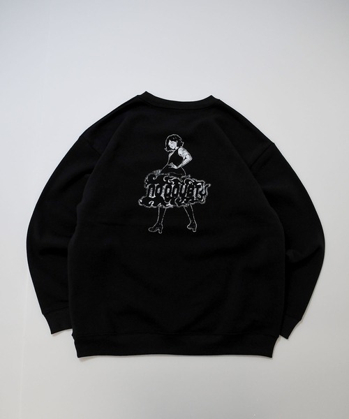 Anytime Songs(エニータイムソングス)の「heavy weight various design sweat shirt/ヘビーウェイト アソート デザイン 裏起毛 スウェットシャツ(スウェット・メンズ・ブラック系その他5/ライトグレー系1/グレー系その他6/グレー系その他5/ブラック系その他6/ライトグレー系2/ライトグレー系/ホワイト/ホワイト系その他/ブラック系その他4/グレー系その他7/グレー系その他2/グレー系その他3/グレー系その他4/ブラック系その他7/アッシュグレー/チャコールグレー/ブラック系その他/ブラック系その他3/ホワイト系その他2/ライトグレー系3/ブラック/グレー系その他/ブラック系その他2・M/L/XL)」の10枚目の写真