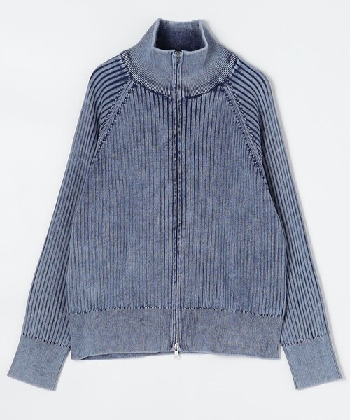 STONE  ネイビー ジップアップ カーディガン STONE ISLAND ネイビー ジップアップ カーディガン