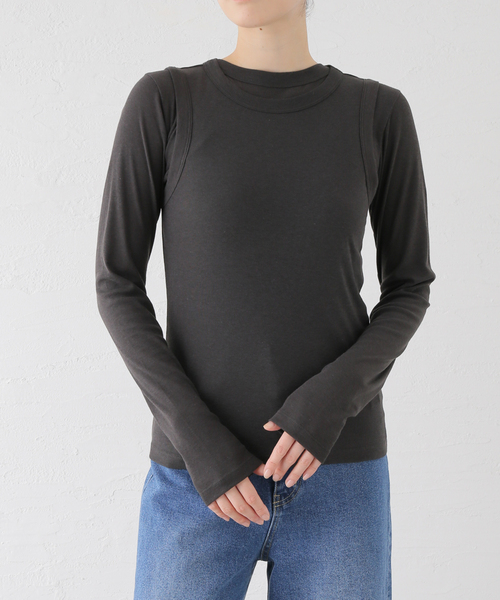 新品タグ付き☆Spick and Span レイヤード プルオーバー カットソー Spick & Span（スピックアンドスパン）の「レイヤード プルオーバー（T