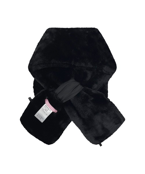 Honey Cinnamon(ハニーシナモン)の「Bijou ribbonリボンマフラー(マフラー・レディース・ピンク/ホワイト/ブラック・FREE)」の8枚目の写真