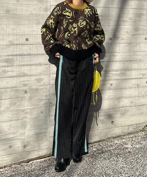 HERMES エルメス ピンストライプ ウール パンツ 23112004039_4.jpg