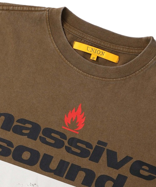UNION（UNION TOKYO）（ユニオン）の「UNION TOKYO MASSIVE SOUND LS TEE ユニオントーキョー（Tシャツ/カットソー・メンズ・ブラック系その他/ブラウン系その他・LARGE/MEDIUM/SMALL/X-LARGE/XX-LARGE）」の4枚目の写真