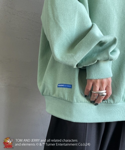 【セール】[SEQUENZ/シークエンズ] トムとジェリー RAMUNE SHOT バックロゴ刺繍スウェット（スウェット）｜SEQUENZ（シークエンズ）