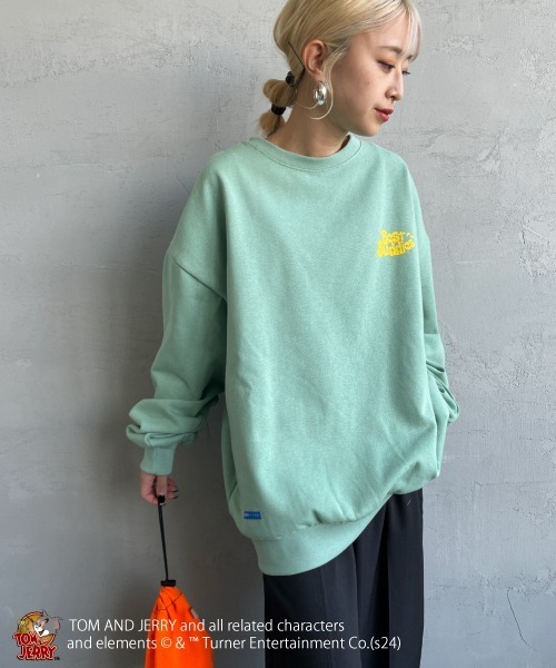 【セール】[SEQUENZ/シークエンズ] トムとジェリー RAMUNE SHOT バックロゴ刺繍スウェット（スウェット）｜SEQUENZ（シークエンズ）