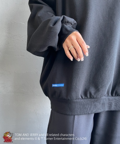 【セール】[SEQUENZ/シークエンズ] トムとジェリー RAMUNE SHOT バックロゴ刺繍スウェット（スウェット）｜SEQUENZ（シークエンズ）