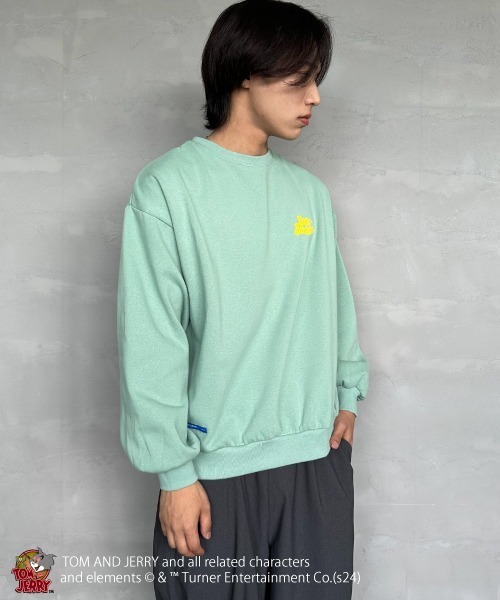 【セール】[SEQUENZ/シークエンズ] トムとジェリー RAMUNE SHOT バックロゴ刺繍スウェット（スウェット）｜SEQUENZ（シークエンズ）