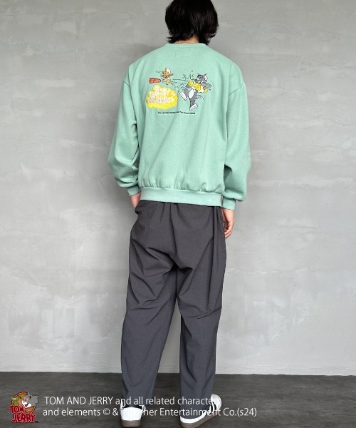 【セール】[SEQUENZ/シークエンズ] トムとジェリー RAMUNE SHOT バックロゴ刺繍スウェット（スウェット）｜SEQUENZ（シークエンズ）