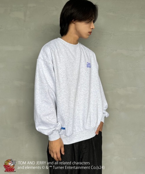 【セール】[SEQUENZ/シークエンズ] トムとジェリー RAMUNE SHOT バックロゴ刺繍スウェット（スウェット）｜SEQUENZ（シークエンズ）