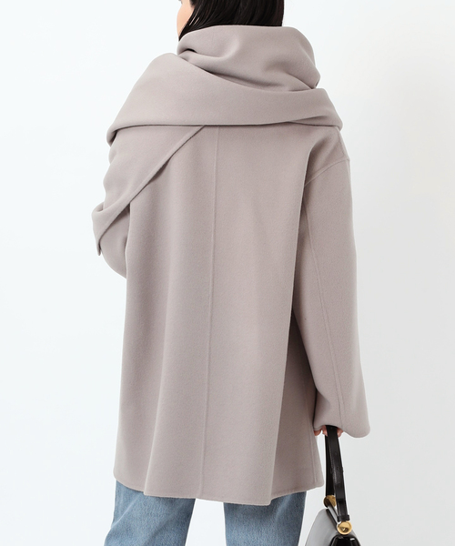 AP STUDIO(エーピーストゥディオ)の「スカーフ付きジャケット(その他アウター・レディース・ベージュ系その他/ブラック・FREE)」の9枚目の写真