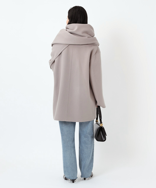 AP STUDIO(エーピーストゥディオ)の「スカーフ付きジャケット(その他アウター・レディース・ベージュ系その他/ブラック・FREE)」の12枚目の写真