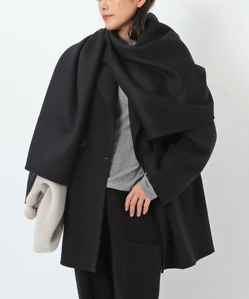 AP STUDIO(エーピーストゥディオ)の「スカーフ付きジャケット(その他アウター・レディース・ベージュ系その他/ブラック・FREE)」の16枚目の写真