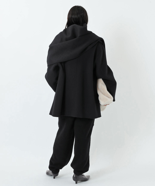 AP STUDIO(エーピーストゥディオ)の「スカーフ付きジャケット(その他アウター・レディース・ベージュ系その他/ブラック・FREE)」の21枚目の写真