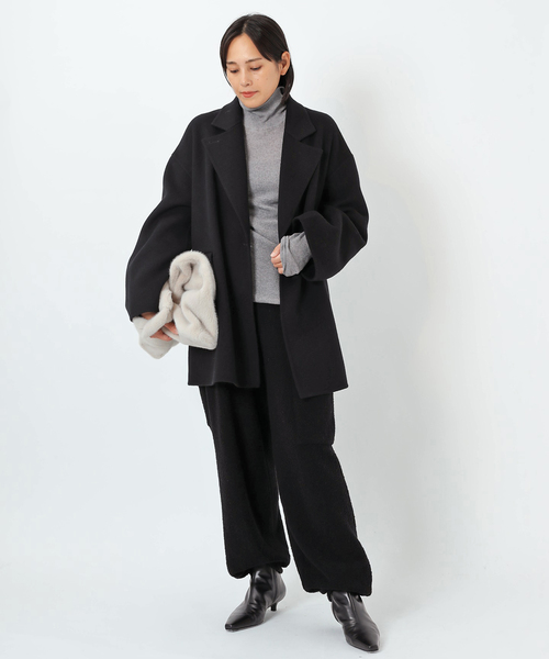 AP STUDIO(エーピーストゥディオ)の「スカーフ付きジャケット(その他アウター・レディース・ベージュ系その他/ブラック・FREE)」の22枚目の写真