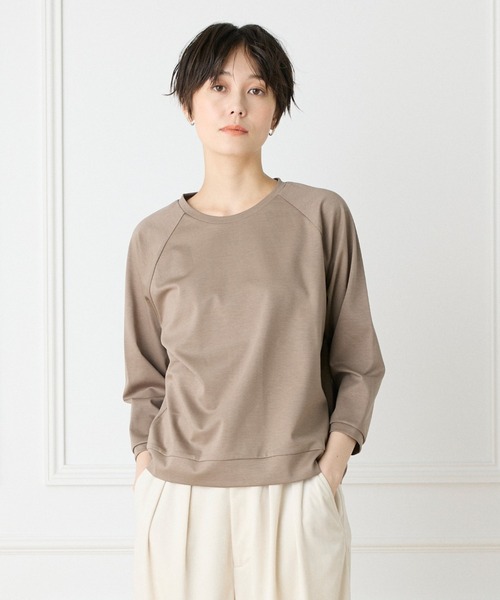 【セール】スーピマコットンラグランカットソー（Tシャツ/カットソー）｜I.T.'S international（イッツインターナショナル）