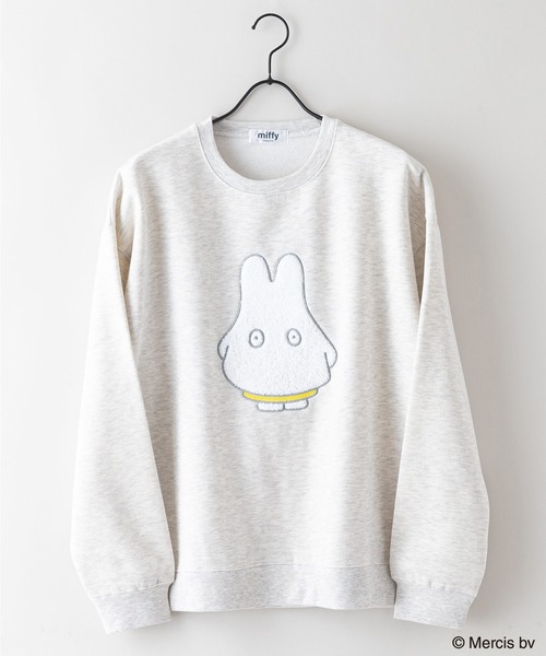 Miffy( ミッフィー)の「【miffy/ミッフィー】Dick Bruna ディック・ブルーナ オリジナルデザイン 裏起毛クルーネックスウェット(スウェット・メンズ・ブラック系その他2/ピンク系その他/ホワイト系その他/ベージュ系その他2・X-LARGE/LARGE/MEDIUM)」の11枚目の写真